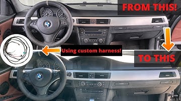 NON IDRIVE TO CIC CONVERSION FULL DIY PLUS HARNESS!