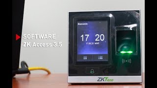 ZK Access 3.5 - Configuración e instalación del software