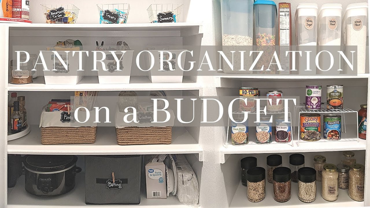 2021 Extreme Pantry Transformation Pantry Organization Ideas on a