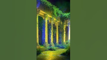 Mysterious Overgrown Castle | Ambient Music for Reduce Stress #shorts