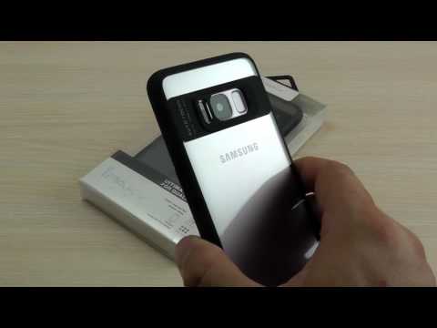 ОБЗОР: Комбинированный Чехол для Samsung Galaxy S8 Plus SM-G955 iPaky Mirror Series (TPU + Силикон)