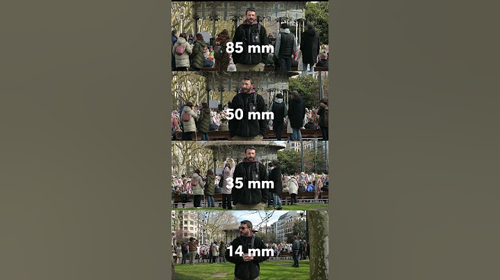 Diferentes distancias focales