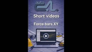 Force bars XY #reinforcedconcrete #structuralengineering #zwcad #autocad