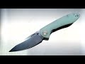 CJRB Cutlery Small Feldspar 3&quot; D2 Stonewashed Blade with Natural G10 handles