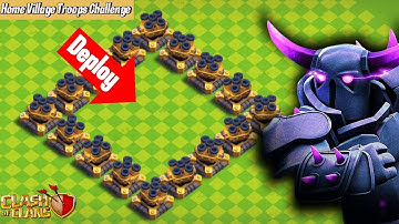 16 MULTI MORTAR Vs All Home Village Troops | WarVortexX | Clash Of Clans