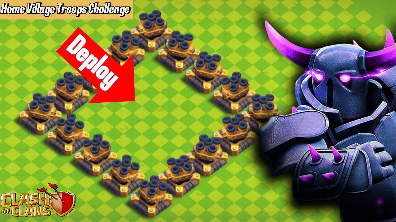 16 MULTI MORTAR Vs All Home Village Troops | WarVortexX | Clash Of Clans