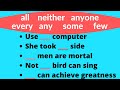 English Grammar Quiz: QUANTIFIERS  | SOME or ANY? MUCH or MANY? |English MasterClass|