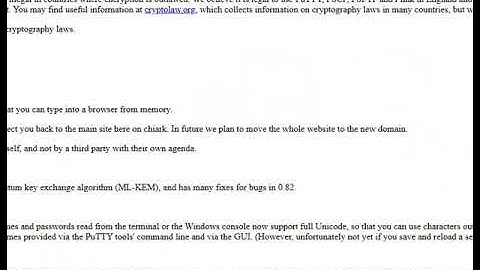 Bij twijfel: update: hoe een nieuwe versie van PuTTY mijn geestelijke gezondheid redde