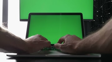 Projector with Laptop comp. | mock up green screen chroma key | Animation | Elements | Free Download