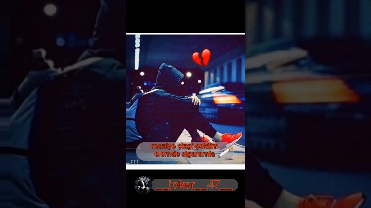 Taylan kayanın sözlere - karanlık bir sokakta - Instagram durumları