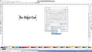 How to use text glyphs in Inkscape