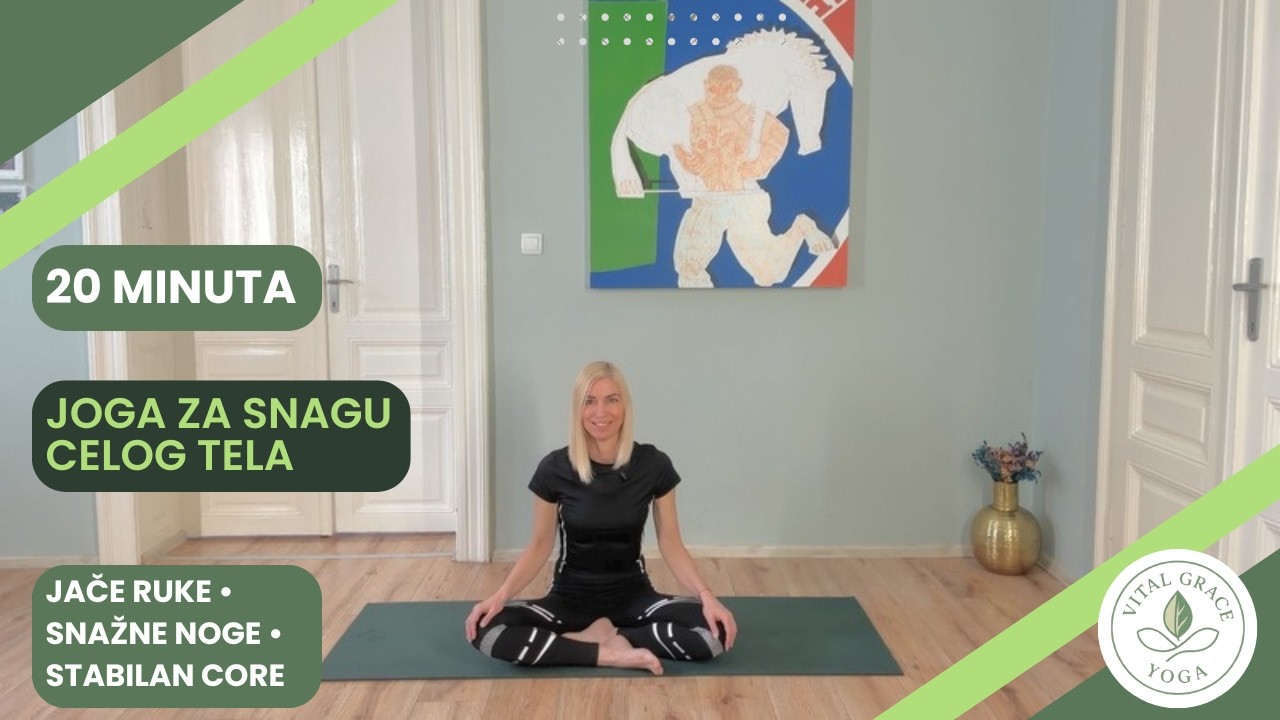 20 Min Full Body Strength Yoga / Joga za snagu celog tela
