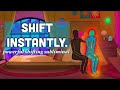 Shift instantly  forced and powerful shifting subliminal  432 hz  rain sounds