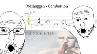 MESHUGGAH - Combustion But It's Actually In Upbeat