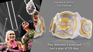Natalya & Tamina All WWE Women’s Tag Team Championship Defenses