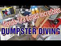 ♻️DUMPSTER DIVING/LO QUE TIRAN EN USA 🇺🇸INCREIBLE Tienda Tira COPAS NUEVAS Tapetes y mucho mas