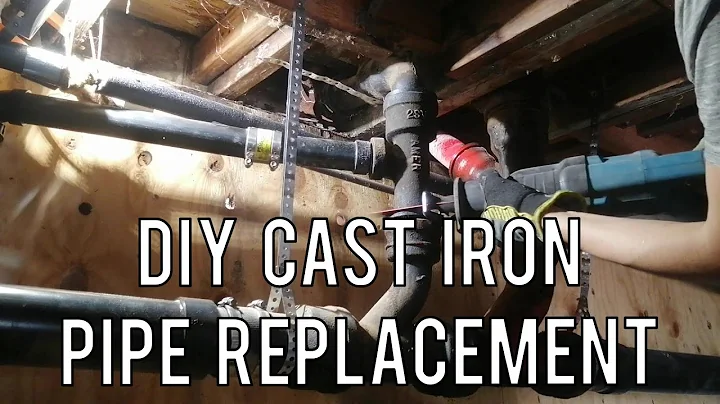 Replacing Corroded Cast Iron Sewer Pipes with ABS Plastic