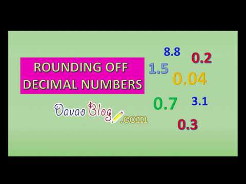 HOW TO ROUND OFF DECIMAL NUMBERS - Identify the Place Value of Decimal