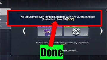 Kill 30 enemies with fennec equipped with any 3 attachments