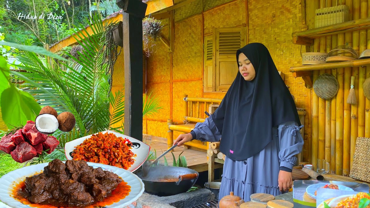 Деревенская жизнь | Простая, но особенная еда для ифтара в Рамадан | Разговение с семьей
