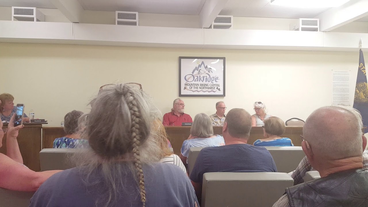 City of Oakridge Oregon Council Part2 August 16, 2018 YouTube