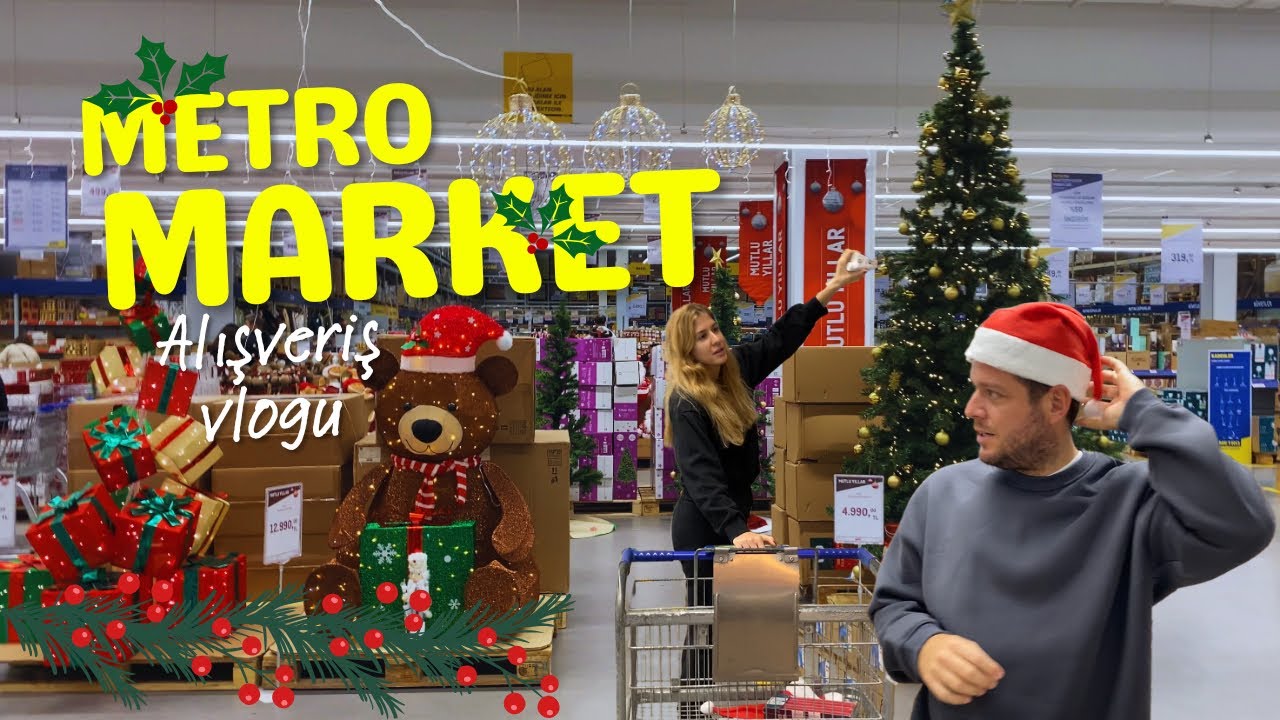 METRO Market’te YILBAŞI alışverişi!🎄✨Ve Favorimiz O Muhteşem Oda Kokusu... 🛒✅