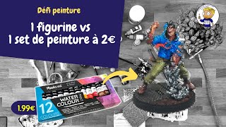 Je peins une figurine avec un set de peinture à 2€ - apprendre la peinture  sur figurine 