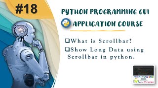 How to Create Scrollbar in Python Tkinter? #Part18