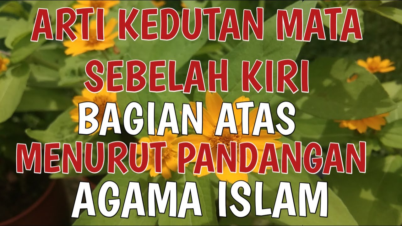 Mata berkedip sebelah kiri menurut islam