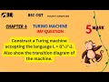 CSIT Turing machine| 4th sem | IMP Question - 1