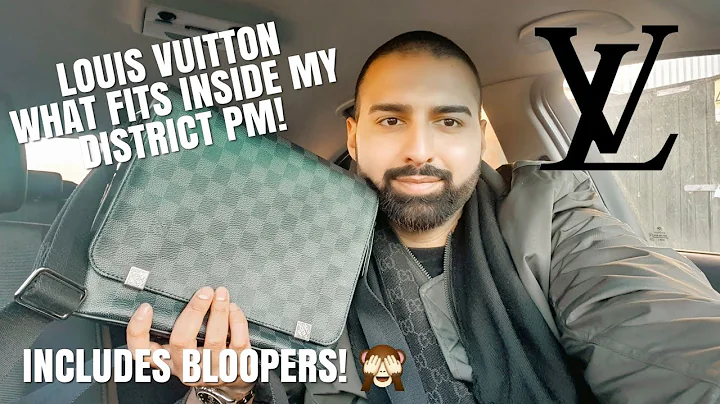 LOUIS VUITTON - DISTRICT PM | What Fits Inside + Bloopers