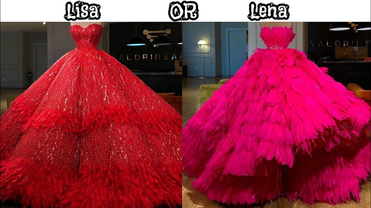 LISA OR LENA 💖 (Hardest Choices Challenge) #8 || Ball Gowns ,Vintages , classic dress and Gowns ||