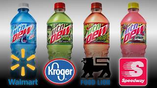 A Timeline of EVERY Franchise Exclusive Mountain Dew Flavor