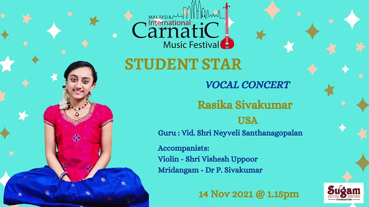 MYICMF 2021 | RASIKA SIVAKUMAR | VOCAL