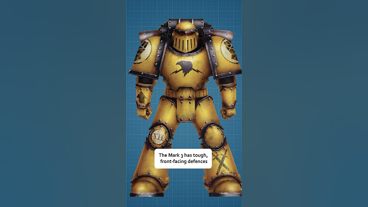 The Most Intimidating Space Marine Armour! (Mark 3 Iron Armour) | Warhammer 40k lore