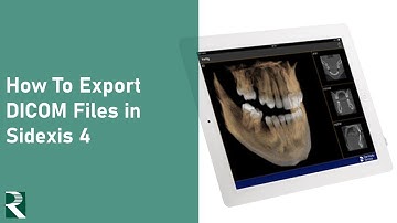 Sidexis 4 - How to export DICOM files