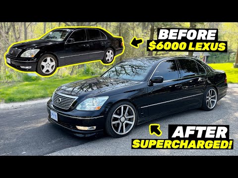 Building a Supercharged Lexus LS430 in 12 Minutes