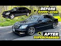 Building a Supercharged Lexus LS430 in 12 Minutes