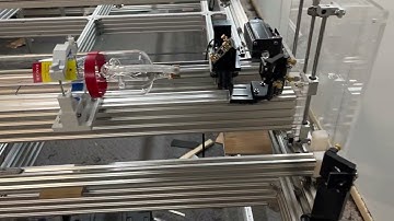 Biggest CO2 Laser Cutting Table on YouTube: Part 3. CO2 Laser Alignment