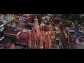 San Miguel de Allende - Church of San Miguel Arcangel - A drone&#39;s view