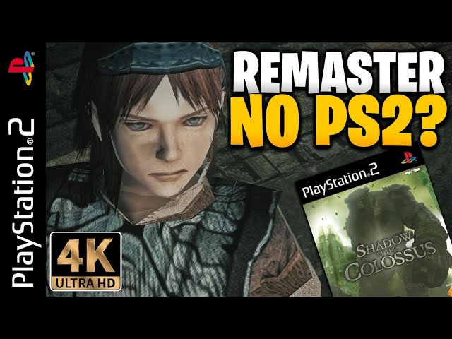 SHADOW OF THE COLOSSUS REMASTER NO PS2! 