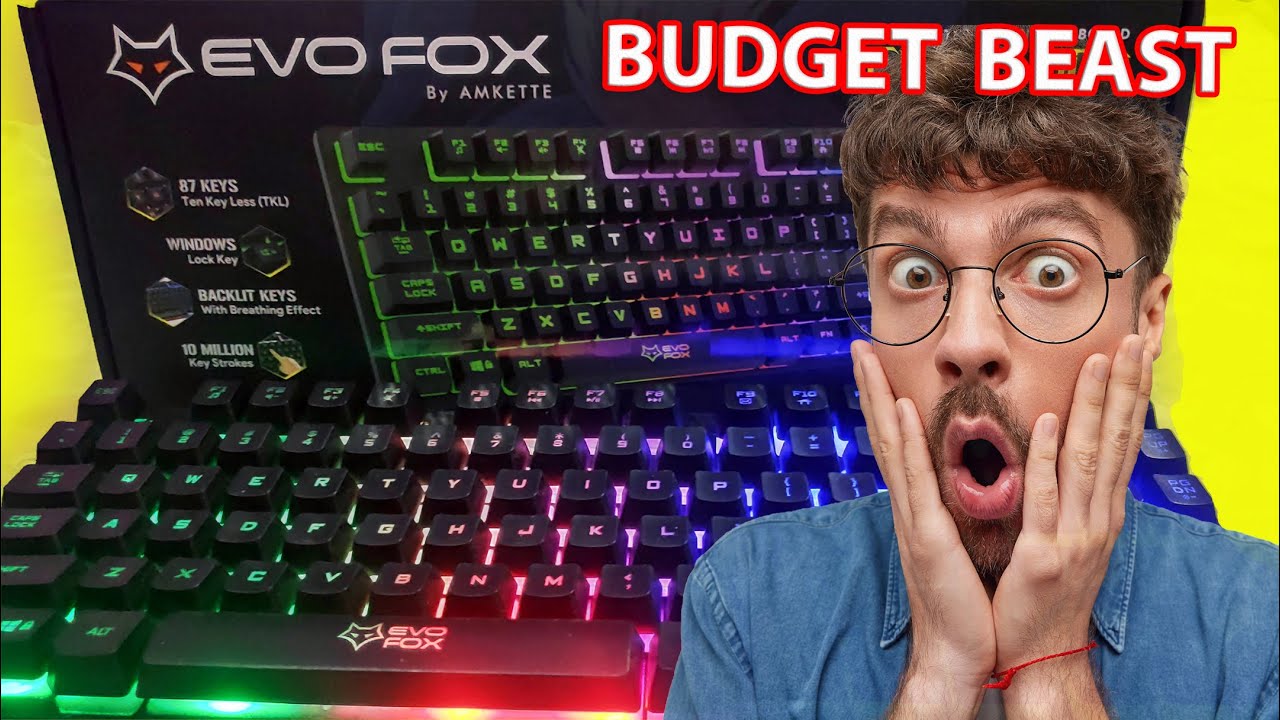 Evofox Fireblade Gaming Keyboard Review: Affordable and Compact Keyboard for Small Desks |Under 1000