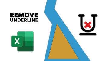 How to Remove Underline Text in Microsoft Excel