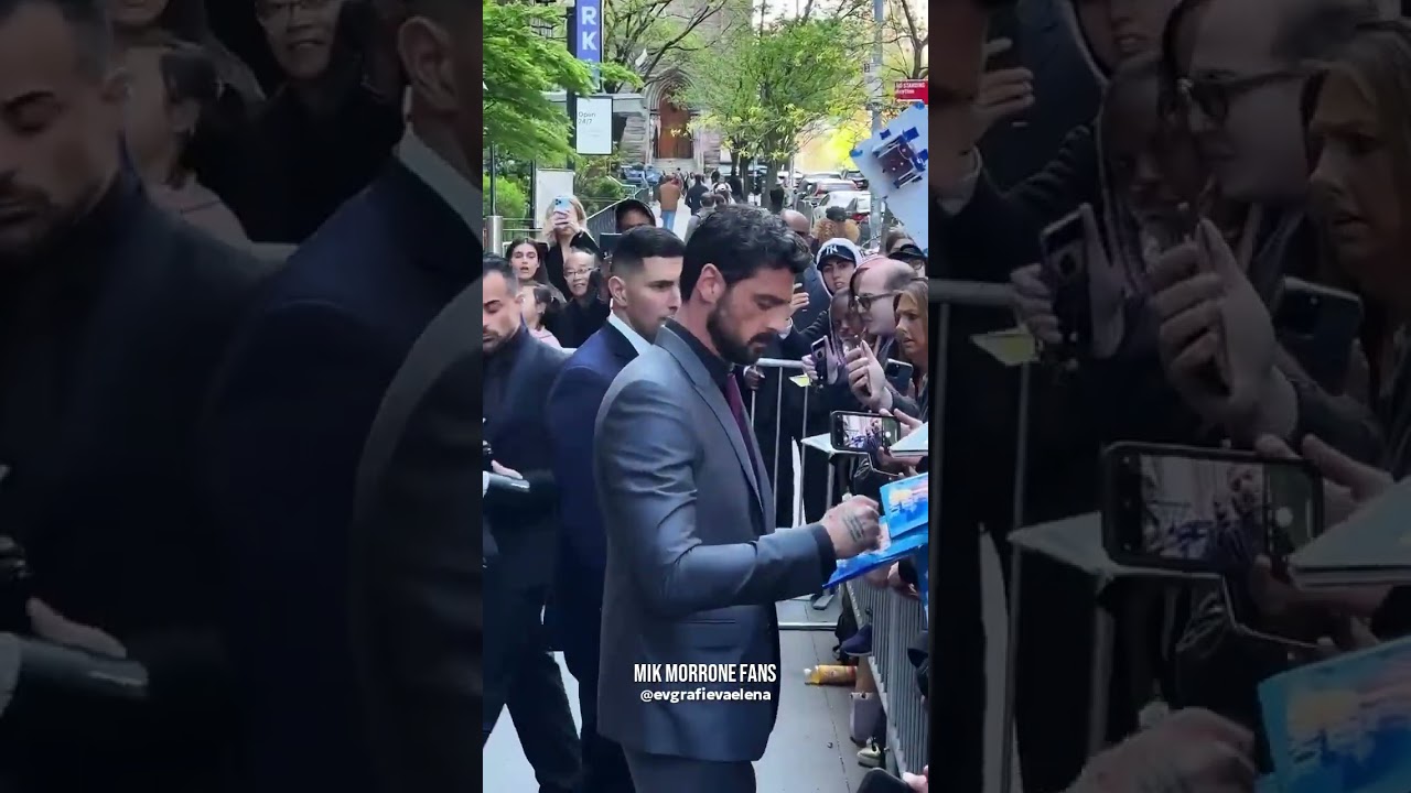 Michele Morrone arrives to "Another Simple Favor" NY Premiere 😍 