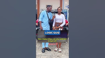 How many times can u subtract 5 from 25??