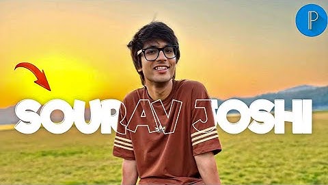 How To Make Transparent Text Effect In Pixellab || Pixellab Tutorial