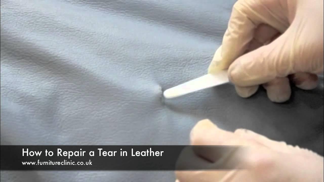 How To Repairing A Tear In Leather