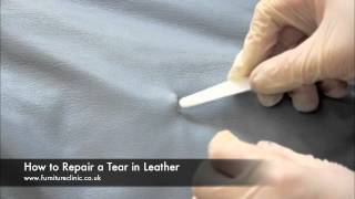 How to Repairing a Tear in Leather