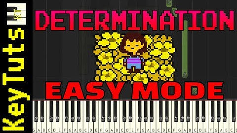 Learn to Play Determination from Undertale - Easy Mode