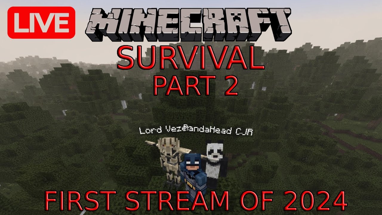 (LIVE) MINECRAFT SURVIVAL PART 2 (PS5) - YouTube